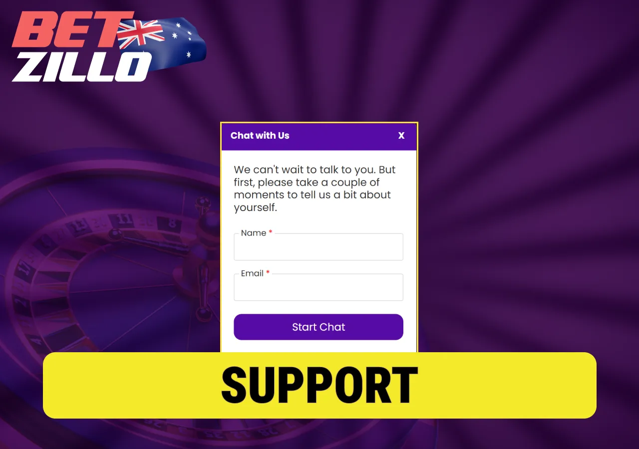 Betzillo customer support